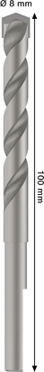 Pilotní vrták Bosch PRO 8 x ​​60 x 100 mm pro děrové pily.